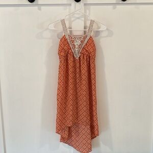 ARIZONA girls pink hi-lo dress